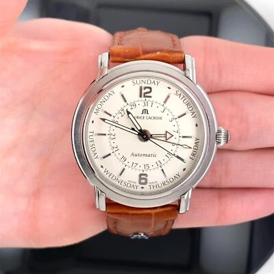 Maurice Lacroix Masterpiece Cinq Aiguilles Automatic Mens Watch $4600 Retail - Image 1 of 4