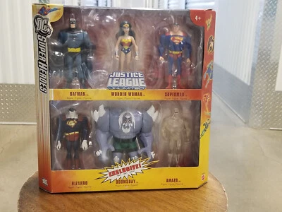 Juego de figuras de acción JLU DOOMSDAY DC Comics Amazo Bizarro SUPERMAN Batman MATTEL EE. UU. Foto 1 de 4