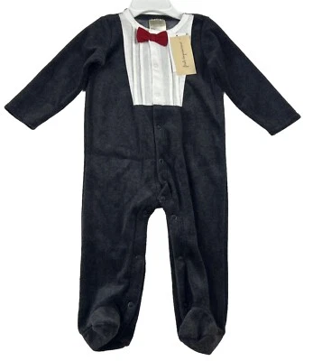 First Impressions Bebé Niño Una Pieza Mameluco 6-9 Meses Pajarita-Traje Mono Nuevo con Etiquetas Foto 1 de 4