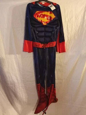 Muscle DC Comics Target Liga de la Justicia SUPERMAN Disfraz Infantil Grande Nuevo Sin Etiquetas Foto 1 de 4