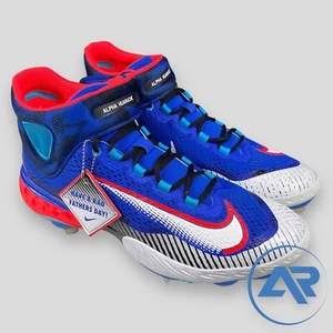 Nike Alpha Huarache Elite 4 Mid Baseball Cleats Fathers Day Size 14 FD5517-400 - Picture 1 of 7