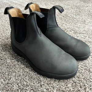 Blundstone Chelsea Boots Rustic Black Size 8 1/2 - Picture 1 of 9
