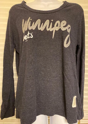 Retro Brand NHL Winnipeg Jets Women's Pullover Sweatshirt Small - Image 1 of 4