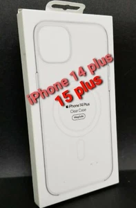 GENUINE Apple Clear Case w/ Magsafe iPhone 15 Plus 14 Plus MT213ZM/A - Picture 1 of 8