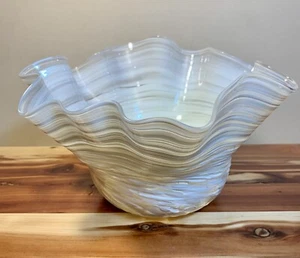 Robert Held One Of A Kind Hand Blown Glass Bowl-Signed-EUC-NICE - Picture 1 of 16