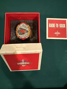 Kansas City Chiefs STH Season Ticket Paperweight Super Bowl LVIII Ring + Box - Picture 1 of 1