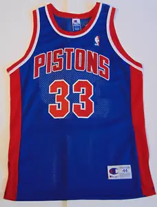 New Vtg 1994 1995 Grant Hill Detroit Pistons Authentic Champion Jersey Size 44 - Picture 1 of 19