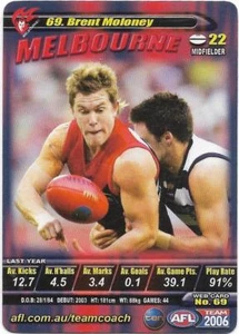 2006 TeamCoach (69) Brent MOLONEY Melbourne - Picture 1 of 1