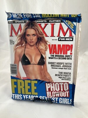MAXIM MAGAZINE #29 MAY 2000 KRISTY SWANSON BUFFY THE VAMPIRE SLAYER SEALED - Image 1 of 2