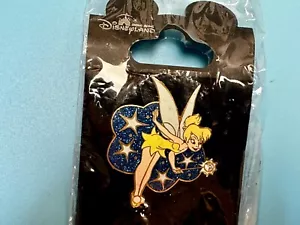 Disney Tinker Bell with Magic Wand / Stars Push Pin Hongkong Disneyland - Imagen 1 de 10