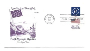 1892-93 Circle of Stars, Flag/Mountain booklet pair Artmaster FDC - Picture 1 of 1