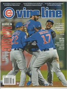 JAKE ARRIETA NOVEMBER 2015 CHICAGO CUBS VINE LINE MAGAZINE PLAYOFF BASEBALL - Foto 1 di 1