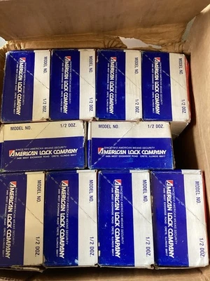 American Lock A50 Padlock, Keyed Standard Shackle,  Steel Lot Of 60 Full Case - Image 1 of 4