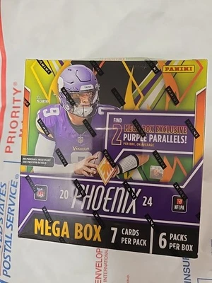 6-2024 Panini Phoenix Football Card Factory Sealed Mega Boxes - Image 1 of 2