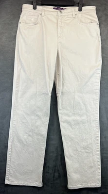 Gloria Vanderbilt Jeans - Womens Size 12 Short - Beige - Straight Leg (4289) - Image 1 of 4