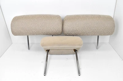 Juego de 3 reposacabezas traseros Toyota Highlander 2001 2003 segunda fila tela beige OEM Foto 1 de 4