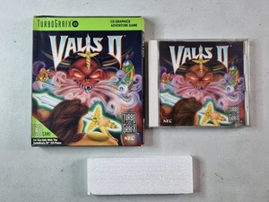 Valis II (TurboGrafx-CD, 1990) CIB w/Manual/Rare Box/Foam Good Tested - Picture 1 of 14