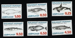 1996 Whales Michel GL 287 - 292 Yvert et Tellier GL 266 - 272 xx MNH - Foto 1 di 1