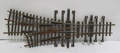 Pilz H0 , DDR VEB, Weiche Dreiwegeweiche, R = 500/600, Kupferoptik, XZ0362X - Bild 1 von 2