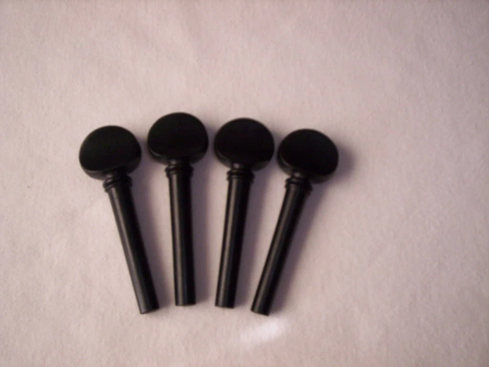 Antiguo Violín Tienda Clavijas Ébano Estilo Francés Proyecto Piezas Foto 1 de 1