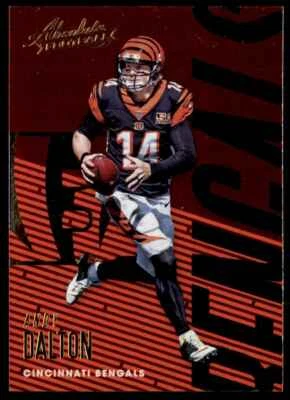 2018 Panini Absolute Football Andy Dalton Cincinnati Bengals #19 - Image 1 of 2