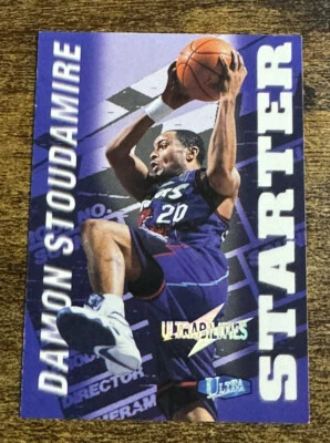 Inserto de arranque Fleer Ultra Ultrabilities 1997-98 Damon Stoudamire #16S Raptors Foto 1 de 2