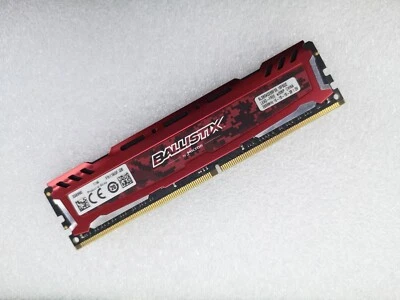 Crucial 8GB DDR4 2666 Desktop DIMM RAM PC4-21300 XMP by micron Ballistix 288pin - Image 1 of 3
