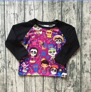 NEW Boutique Coco Boys Long Sleeve Halloween Shirt - Picture 1 of 2