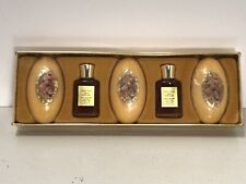 Vintage Max Factor Set Golden Woods Fragrance Bath Gala: 2 Perfume 3 Soaps NIB