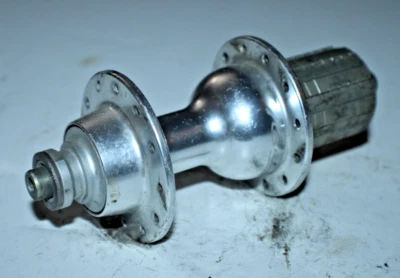 Гоночная задняя втулка Freehub серебристая 24H 131 мм туристическая дорожная для горного велосипеда гравий грузоотправитель США :) - Изображение 1 из 4