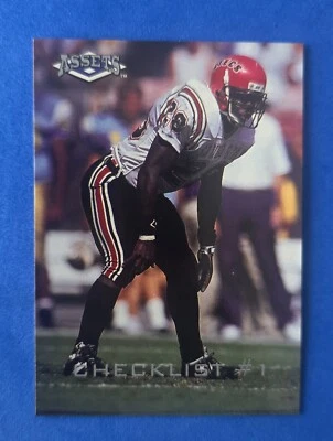 1994-95 🏈 Classic Assets, Checklist With Marshall Faulk Showing. - Image 1 of 2