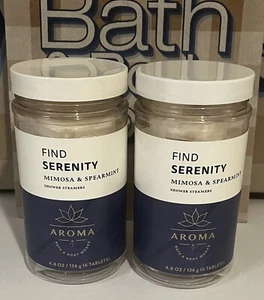 Bath Body Works Aromatherapy MIMOSA & SPEARMINT 6-TAB Steamer x 2 - Picture 1 of 1