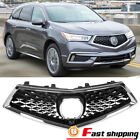 Fit 2017-20 Acura MDX 2018 2019 Front Upper Grille Grill Assembly W/Chrome Trim