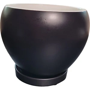 Ceramic Plant Pot 6.7 Inch Planter with Drainage Hole & Saucer for Indoor & Outd - Picture 1 of 10