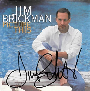 Picture This by Jim Brickman (CD) SIGNED - Imagen 1 de 1