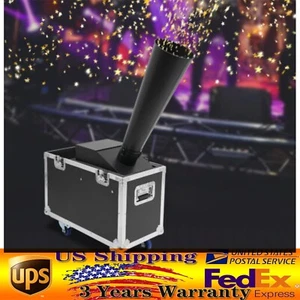CO2 Confetti Machine with Flight Case Confetti Blaster Jet 19.68 ft New - Picture 1 of 24