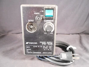Topcon PS-10B Power Supply. Tokyo Optical  Indirect Ophthalmoscope. Japan - Picture 1 of 4