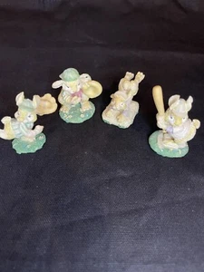 lot of 4 Vintage Baseball bunnies - Picture 1 of 3