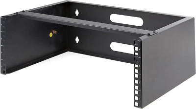 4U Wall Mount Network Rack - 14 Inch Deep (Low Profile) - 19" Patch Panel Bracke - Image 1 of 4
