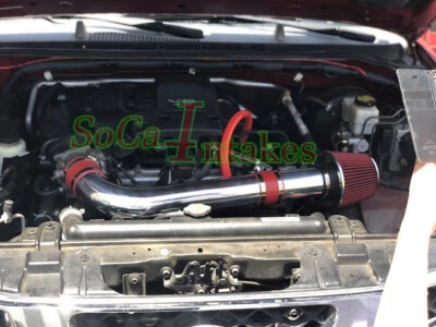 Kit de admisión de aire rojo y juego de filtros para Nissan Frontier 2005-2014 4,0 L V6 Foto 1 de 3