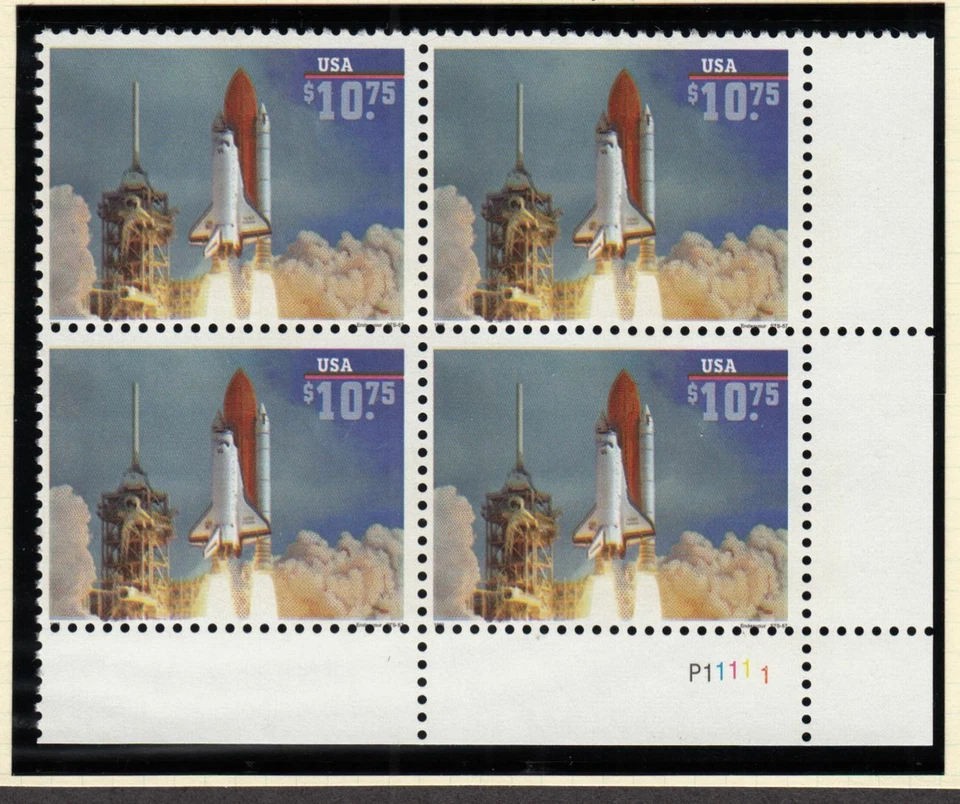 1995 Shuttle Endeavour $10.75 Sc 2544A plate block of 4 MNH - Image 1 of 1