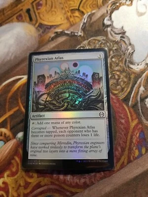 Phyrexian Atlas Foil Common MTG Phyrexia - Pack Fresh - - Image 1 of 2