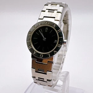 【Excelente+++】 Reloj Bvlgari BB23SS Damas Esfera Negra - Imagen 1 de 10