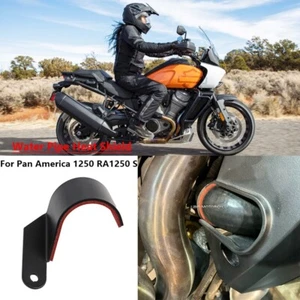 2021-24 Water Pipe Heat Shield Guard Black For Harley Pan America 1250 PA1250 S - Picture 1 of 10