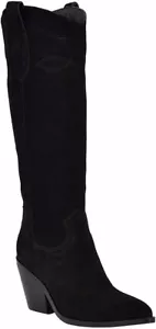 Nine West Womens Suede Smash Knee High Boot - Size 8.5 - Black - NIB - Picture 1 of 6