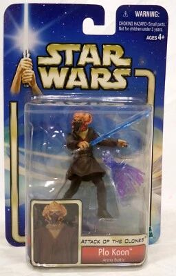 Figura Hasbro Star Wars Saga El Ataque de los Clones Plo Koon 3.75" Nueva Foto 1 de 4