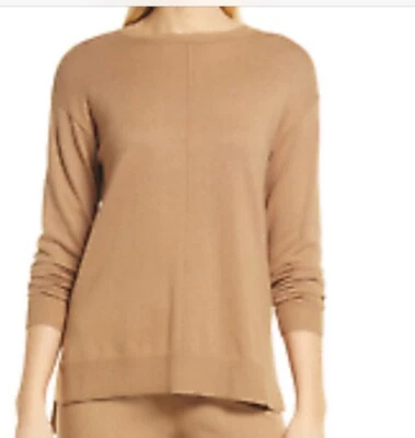 ANN KLEIN SUÉTER MUJER MEZCLA ALGODÓN-VISCOSA MANGA LARGA COLOR VICUÑA TALLA M Foto 1 de 4