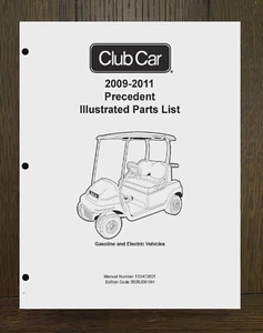 Exploded View SERVICE PARTS 2009 2010 2011 Club Car Precedent Gas Electric 2602 - Picture 1 of 21