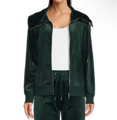 NOVA Jaqueta Logotipo Veludo Verde Calvin Klein 3X - Imagem 1 de 4