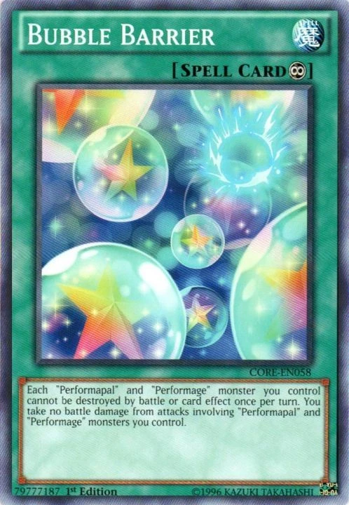 Bubble Barrier - CORE-EN058 - Common - 1st Edition - Moderately Played - Image 1 of 1